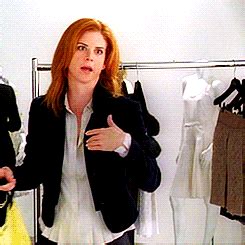 o diabi veste prada|Sarah Rafferty devil wears Prada.